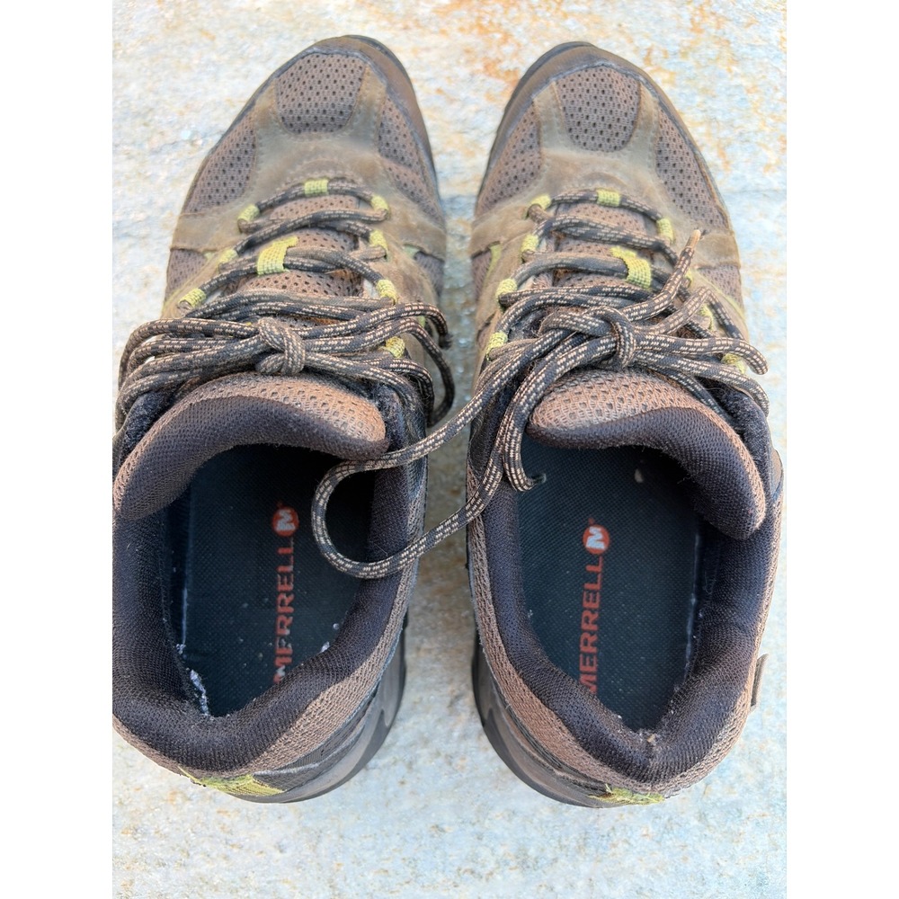 Merrell Outmost Ventilator Hiking Shoes Mens 9.5 Boulder Brown J09539 Low Top - Picture 6 of 9